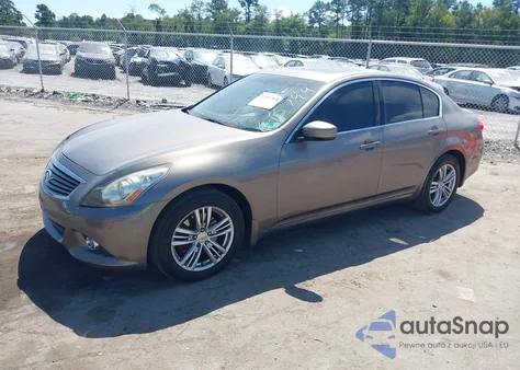 2012 Infiniti G37X z USA, uszkodzony, nr VIN JN1CV6AR6CM675799